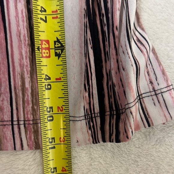Connected Apparel Pink and Black Striped Jumpsuit/ Romper - Picture 11 of 12